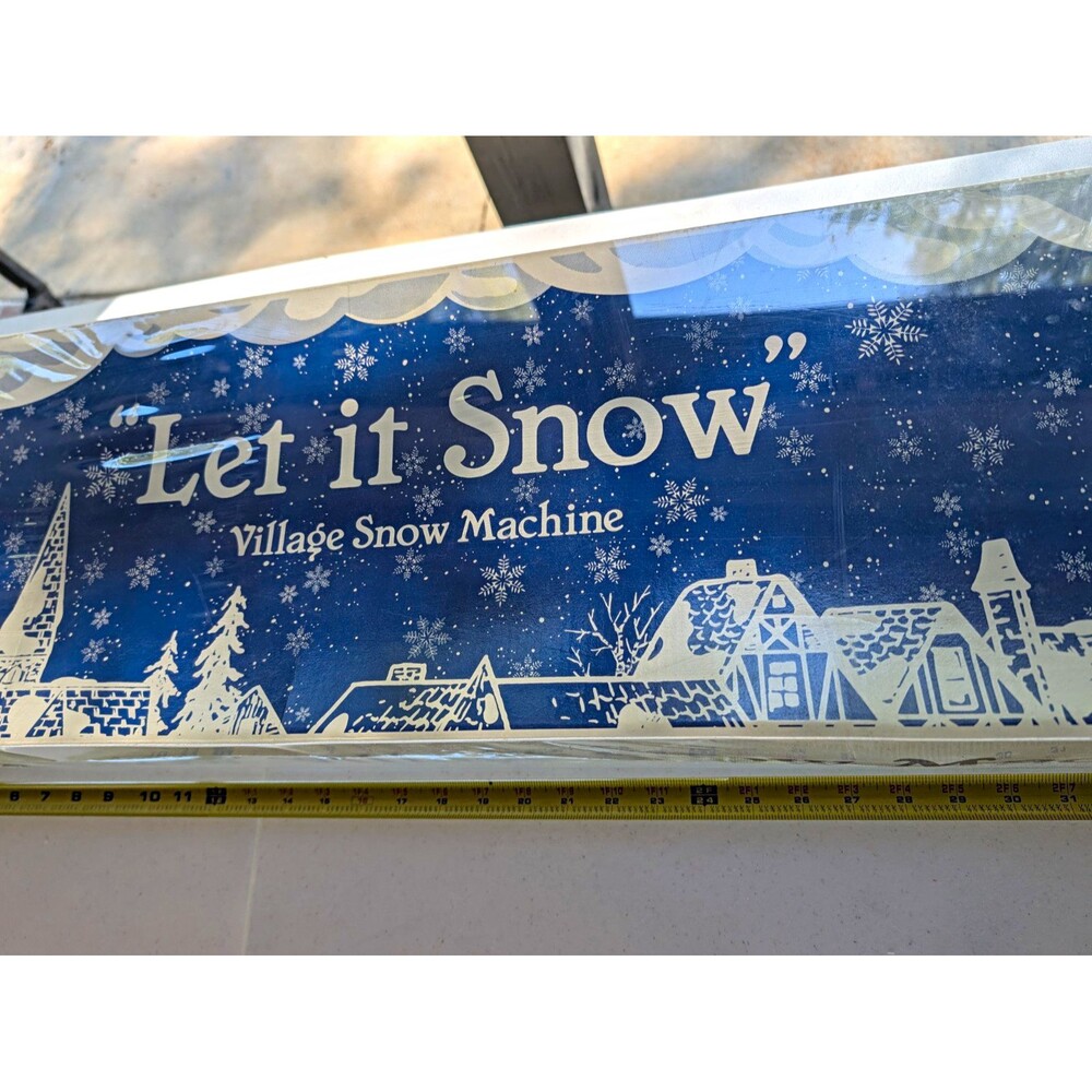 Department 56 Let it Snow Village Snow Machine Battery Operated Christmas 52592